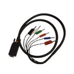 CABO STANDART 1,3M COM 6 CONECTORES BANANA BLINDADO INDIVIDUALMENTE
