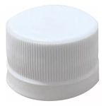 TAMPA PLÁSTICA BRANCA COM LACRE ROSCA 18MM PARA FRASCO DE 10ML E 30ML