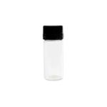 FRASCO TUBULAR CLARO COM TAMPA E BATOQUE 20ML