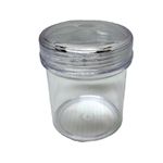 FRASCO PLÁSTICO CRISTAL COM TAMPA ROSCA 120ML