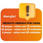 PLACA CULTURA POLIESTIRENO TRANSPARENTE FUNDO CHATO POÇOS ESTÉRIL 1 CAIXA