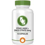 Fitase 3000ui + Zinco citrato 50mg 10 cápsulas