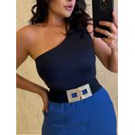 Body Bianca Ombro Único