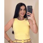 Body Bianca Decote em U 