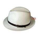 Chapéu Fedora Shantung Cor Natural