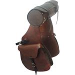 ALFORGE DE COURO C/ PORTA WHISKY MARROM