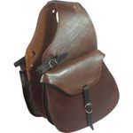ALFORGE DE COURO S/ PORTA WHISKY MARROM