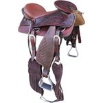 ARREIO MULADEIRO AMERICANO COMPLETO MARROM