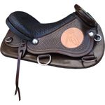 ARREIO MULADEIRO S CHAPA INOX CASCO MARROM