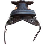 ARREIO MULADEIRO S CHAPA INOX CASCO MARROM