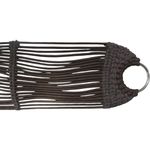 BARRIGUEIRA DE SEDA 22 FIOS INOX MARROM