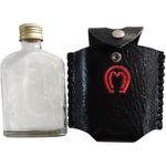 PORTA WHISKY PEQUENO DE COURO VIDRO MANGALARGA