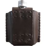 PORTA WHISKY PEQUENO DE COURO VIDRO MANGALARGA MACHADOR