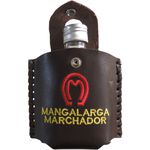 PORTA WHISKY PEQUENO DE COURO VIDRO MANGALARGA MACHADOR