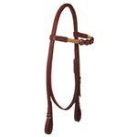 CABEÇADA MANGALARGA LB 5 APLIQUES MARROM