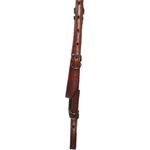 CABEÇADA MANGALARGA LB 5 APLIQUES MARROM