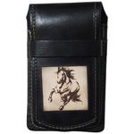 CAPA DE COURO P/CELULAR G CLEAN PRETO