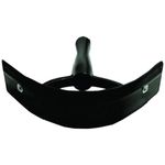 RODINHO RASPADOR PLÁSTICO PRETO