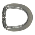 MEIA ARGOLA INOX CHATA 22MM