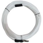 LAÇO DE CORDA TORCIDA 15MT BRANCO INOX