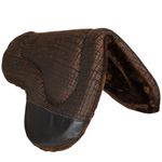 MANTA HÍPICA LUXO C/ PELO MARROM