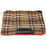 MANTA QUARTO DE MILHA LUXO C/ PELO XADREZ