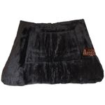 MANTA QUARTO DE MILHA LUXO C/ PELO PRETO
