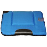 MANTA QUARTO DE MILHA LUXO C/ PELO AZUL