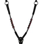 PEITORAL MANGALARGA 10 APLIQUES LB PRETO