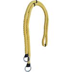 RÉDEA DE LÃ TORCIDA MÉDIA INOX AMARELO