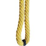 RÉDEA DE LÃ TORCIDA MÉDIA INOX AMARELO
