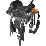 SELA QUARTO DE MILHA 1000 ENTALHADA PRETO