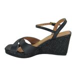 Sandália Feminino Anabela Vizzano 6453102 Preto