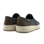 Tênis Slip On Ferricelli Rover RVR58405 Couro Azul