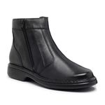 Bota Masculina Em Couro AntiStress Luflex FP7002 Preto