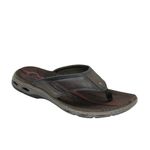 Chinelo Slide em Couro Pegada 530641 Cravo