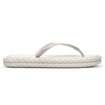 Chinelo Feminino Flip Flop Nuvem Flat Leve e Confortável CREME