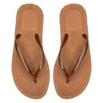 Chinelo Feminino Flip Flop Nuvem Flat Leve e Confortável CARAMELO
