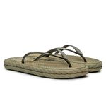 Chinelo Feminino Flip Flop Nuvem Flat Leve e Confortável VERDE MILITAR