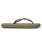 Chinelo Feminino Flip Flop Nuvem Flat Leve e Confortável VERDE MILITAR
