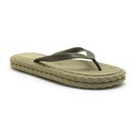 Chinelo Feminino Flip Flop Nuvem Flat Leve e Confortável VERDE MILITAR