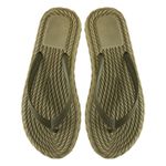 Chinelo Feminino Flip Flop Nuvem Flat Leve e Confortável VERDE MILITAR