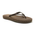 Chinelo Feminino Flip Flop Nuvem Flat Leve e Confortável OCRE