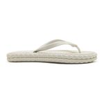 Chinelo Feminino Flip Flop Nuvem Flat Leve e Confortável CREME