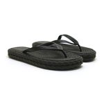 Chinelo Feminino Flip Flop Nuvem Flat Leve e Confortável Preto