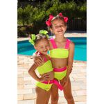 Biquíni Infantil Sereia Ibiza Hotpant - Amarelo