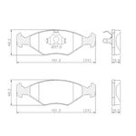 Pastilha Freio Dianteiro VW Gol 2.0 88/94 Santana / Versailles 88/94