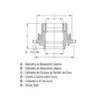 Cubo de Roda Carreta / Truck (Re - RI 32218) C703 Batista