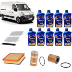 Kit Troca de Óleo ELF 5w30 Van Renault Master 2.3 16v 2013/ Completo