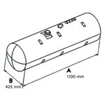 Tanque Combustível Plástico Mercedes Benz 1113 / 1313 - 140 Litros 